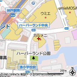 神戸新聞松方ホール周辺の地図