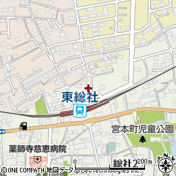 岡山県総社市総社811-6周辺の地図