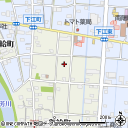 静岡県浜松市中央区御給町119周辺の地図