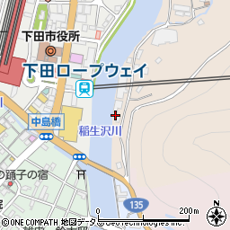 静岡県下田市中566-1周辺の地図
