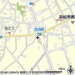静岡県浜松市中央区白羽町797周辺の地図