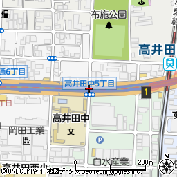 高井田中５周辺の地図