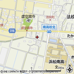 静岡県浜松市中央区法枝町598周辺の地図