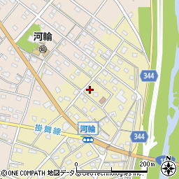 静岡県浜松市中央区河輪町109周辺の地図