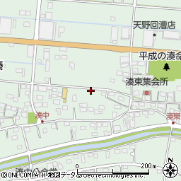 静岡県袋井市湊284周辺の地図