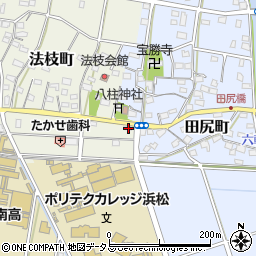 静岡県浜松市中央区法枝町663周辺の地図