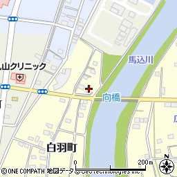 静岡県浜松市中央区白羽町1439周辺の地図