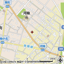 静岡県浜松市中央区河輪町146周辺の地図