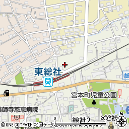岡山県総社市総社2566-2周辺の地図