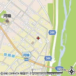 静岡県浜松市中央区河輪町88周辺の地図