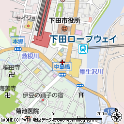 リパーク伊豆急下田駅前駐車場周辺の地図