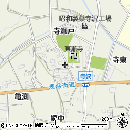 愛知県豊橋市寺沢町寺瀬戸周辺の地図