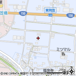 静岡県袋井市東同笠262-1周辺の地図