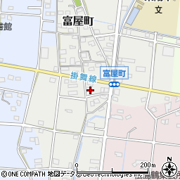 静岡県浜松市中央区富屋町209周辺の地図