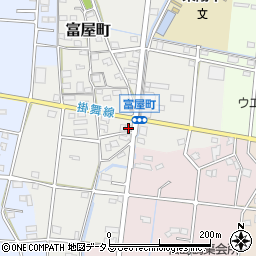 静岡県浜松市中央区富屋町202周辺の地図