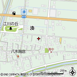 静岡県袋井市湊266周辺の地図