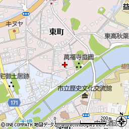 島根県益田市東町24周辺の地図