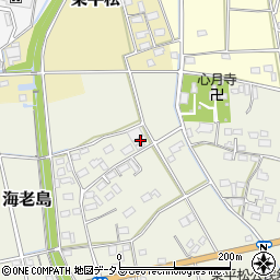 静岡県磐田市海老島525周辺の地図