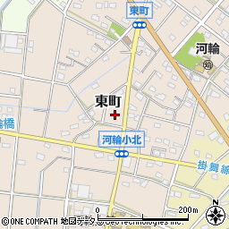 静岡県浜松市中央区東町417周辺の地図