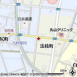 静岡県浜松市中央区法枝町289周辺の地図