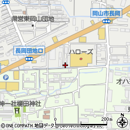 岡山県岡山市中区長岡449-12周辺の地図