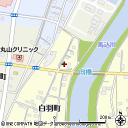 静岡県浜松市中央区白羽町1438周辺の地図