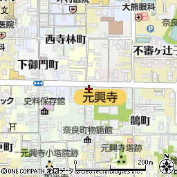 奈良町情報館周辺の地図