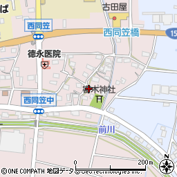 静岡県袋井市西同笠339周辺の地図