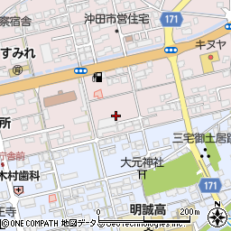 島根県益田市東町9周辺の地図