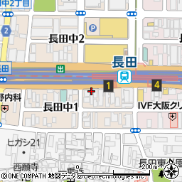 プレイス長田周辺の地図