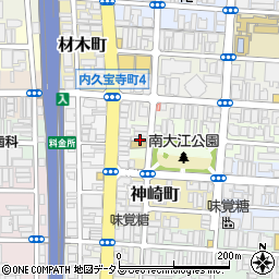 大阪府大阪市中央区粉川町7周辺の地図