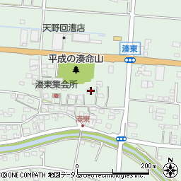静岡県袋井市湊1240-7周辺の地図
