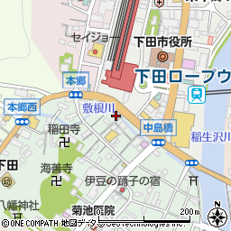 静岡県下田市一丁目1-12周辺の地図