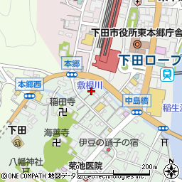 静岡県下田市一丁目1周辺の地図