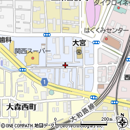 奈良県奈良市三条大宮町4周辺の地図
