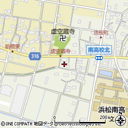 静岡県浜松市中央区法枝町588周辺の地図