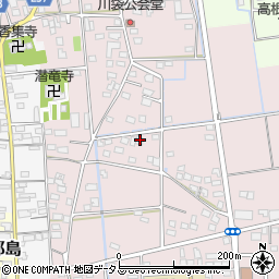 静岡県磐田市川袋487周辺の地図