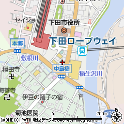 串特急 下田駅前店周辺の地図
