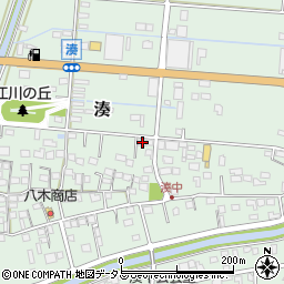 静岡県袋井市湊268周辺の地図
