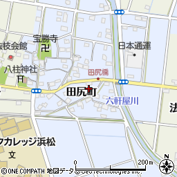 静岡県浜松市中央区田尻町363周辺の地図