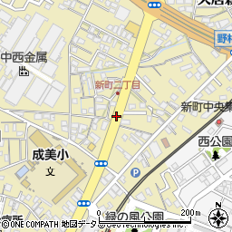 三重県津市久居新町周辺の地図