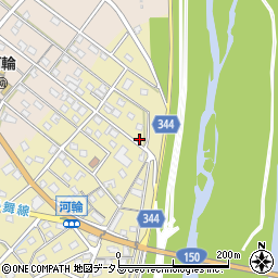 静岡県浜松市中央区河輪町51周辺の地図