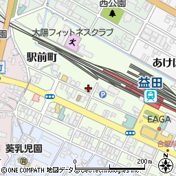益田駅前郵便局 ＡＴＭ周辺の地図