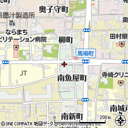奈良県奈良市南魚屋町7-1周辺の地図