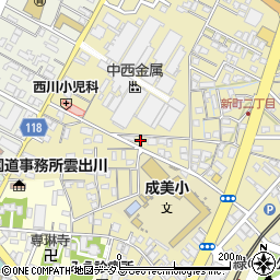 永井理容店周辺の地図