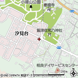 静岡県牧之原市汐見台6-7周辺の地図
