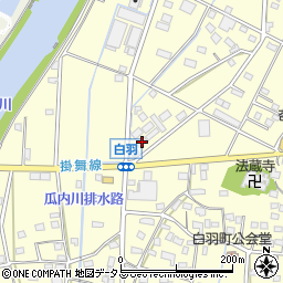 静岡県浜松市中央区白羽町313周辺の地図