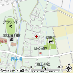 静岡県磐田市岡306-4周辺の地図
