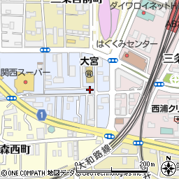 奈良県奈良市三条大宮町4-13周辺の地図