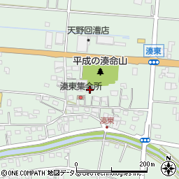 静岡県袋井市湊1245周辺の地図